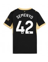 Manchester City Antoine Semenyo #42 Venkovní Dres pro Dámské 2026-27 Krátký Rukáv